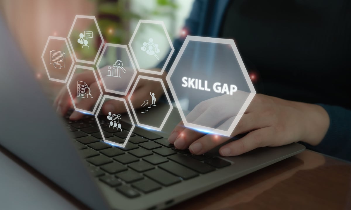 Skill gap analysis and identifying skill gap concept. Assessing the existing skills, competencies, identifying gaps and developing strategies to bridge.